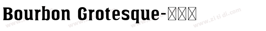 Bourbon Grotesque字体转换